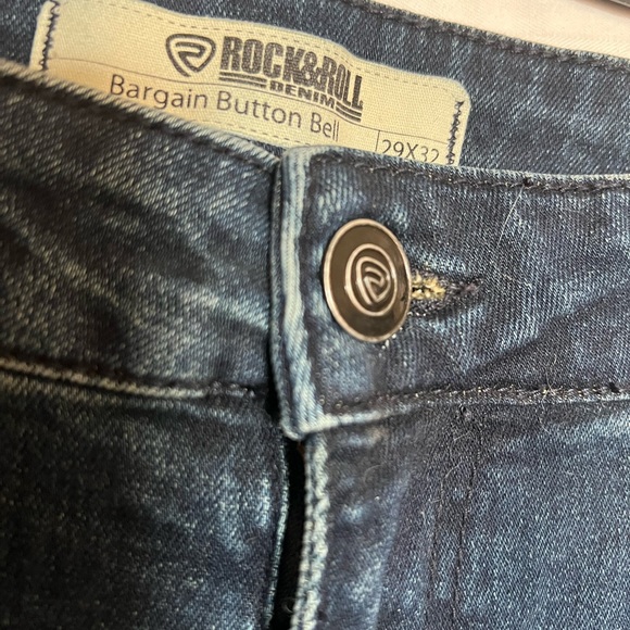 Lightly used Rock & Roll Cowgirl flare jeans dark wash - Picture 5 of 5